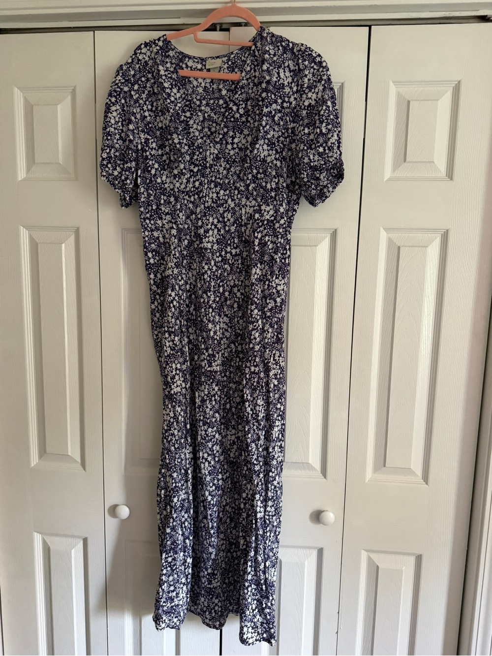 a new day Navy Floral Maxi Dress